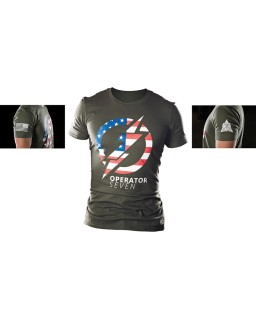 TOPS Operator 7 T-Shirt OD Large