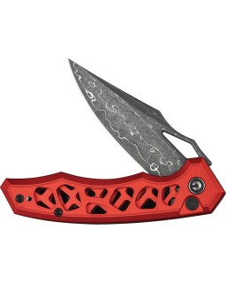 Civivi Anaaki Button Lock Folding Knife Nitro V Black Aluminium Handle