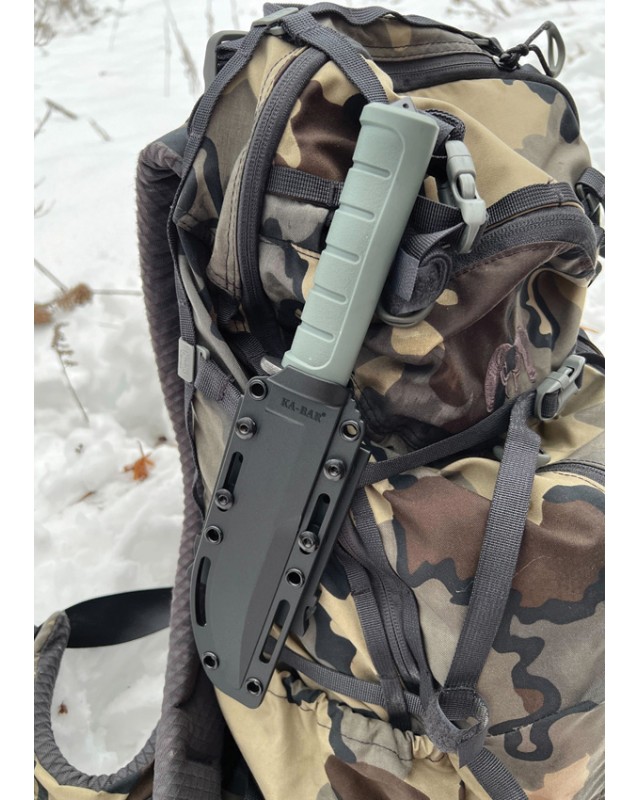 Ka-Bar Dust I Fixed Blade  D2 Steel Green GFN Handle