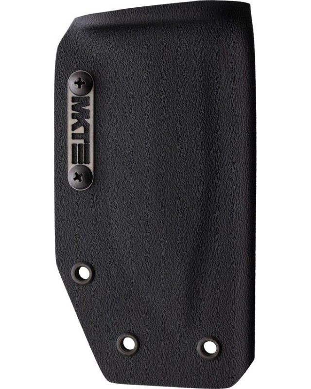 Medford Luke Airman Fixed Blade Full Tang CPM-3V steel tumbled finish blade Black G10 Black Kydex sheath