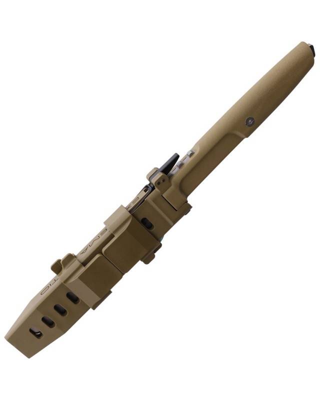 Extrema Ratio Vipera fixed blade M390 steel stonewash finish coyote Forprene handle coyote nylon sheath