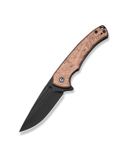 CIVIVI Voidflare 14C28N stainless steel blackwash finish blade Flipper folding Knife G10 With Copper Foil Handle
