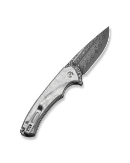 CIVIVI Voidflare 14C28N stainless Damascus Blade Flipper folding Knife G10 With Aluminium Foil Handle