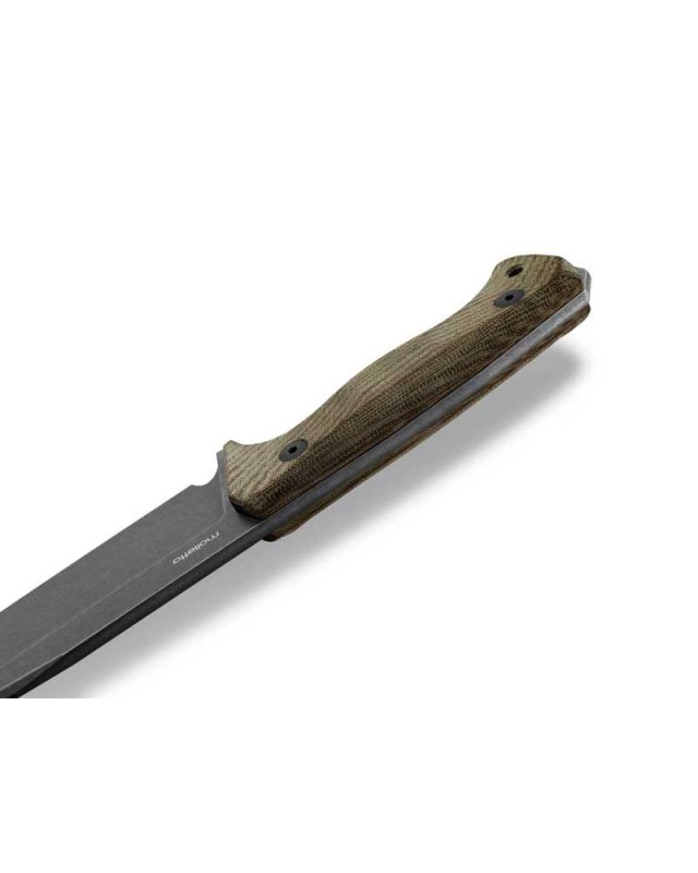 LionSteel T6 2022 Limited Edition 999pces Fixed Blade Full Tang K490 steel blackwash finish green micarta handle black k