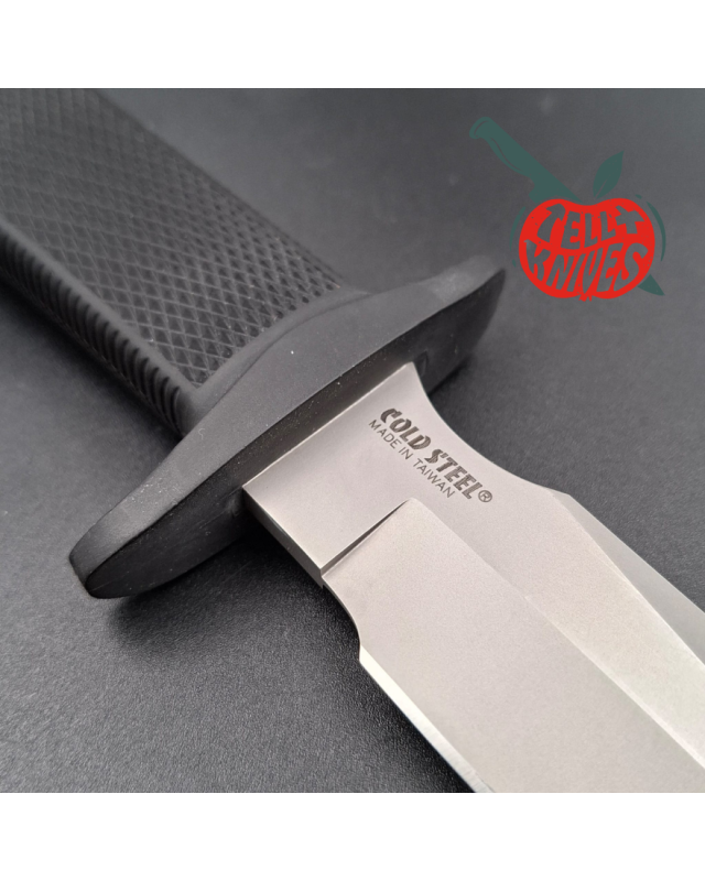 Cold Steel ODA fighting knife AUS8 stainless steel black Kraton handle black Kray-Ex sheath Made in Taïwan