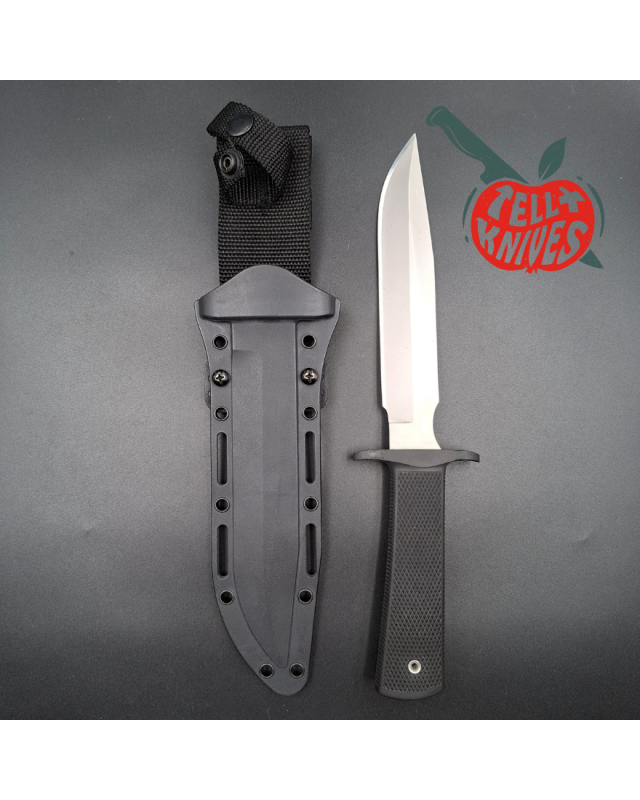 Cold Steel ODA fighting knife AUS8 stainless steel black Kraton handle black Kray-Ex sheath Made in Taïwan