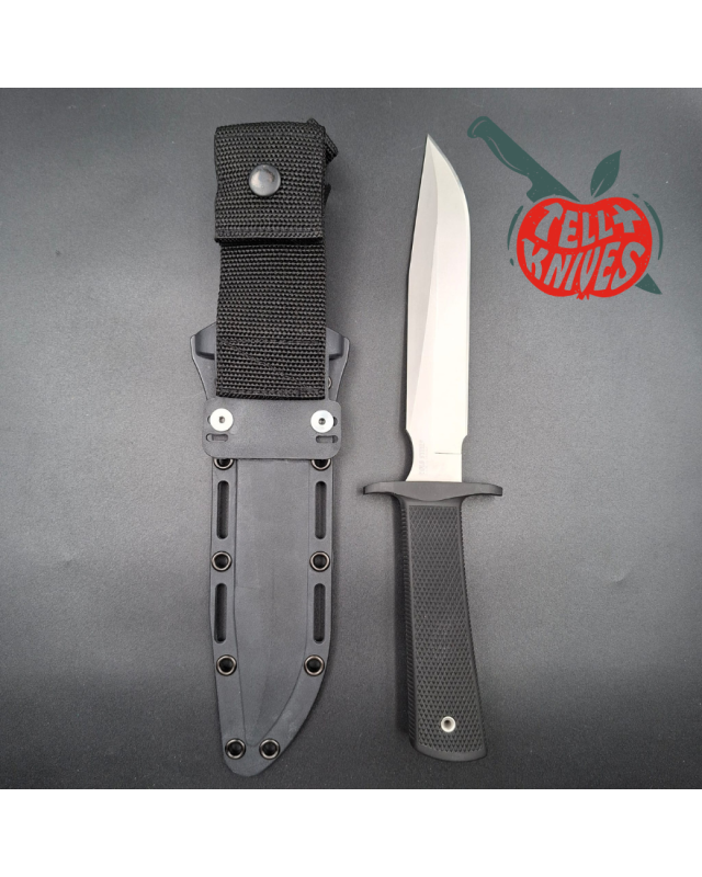 Cold Steel ODA fighting knife AUS8 stainless steel black Kraton handle black Kray-Ex sheath Made in Taïwan