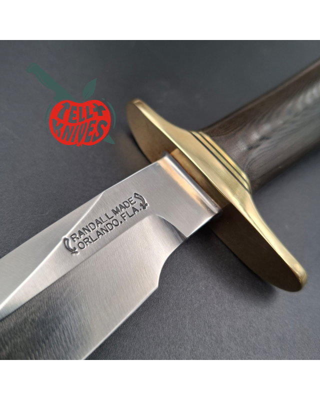 Randall Made Knives Model Combat Companion Limited Edition RKSA 1990 forged carbon steel blade concave black micarta han