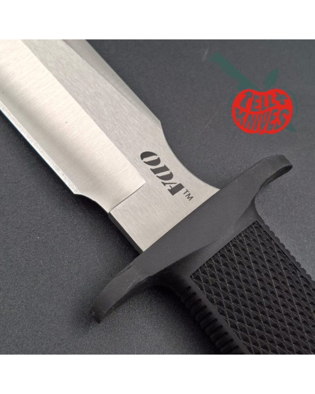 Cold Steel ODA fighting knife AUS8 stainless steel black Kraton handle black Kray-Ex sheath