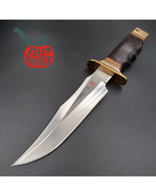 Al Mar Knives 4008 MACV SOG Fighting Knife SF stacked leather handle brown leather sheath