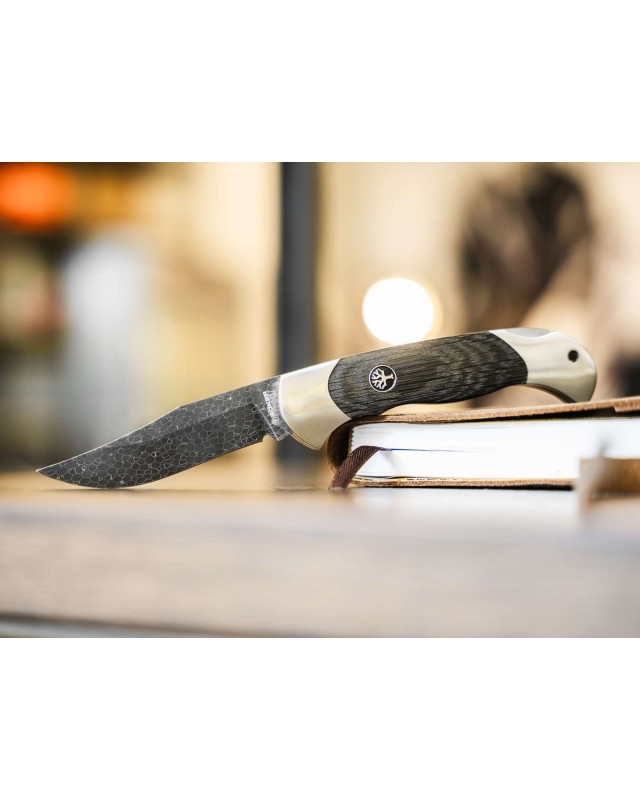 Böker Scout Damascus Blade Bog Oak handle Limited Edition 199pces