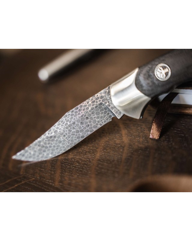 Böker Scout Damascus Blade Bog Oak handle Limited Edition 199pces