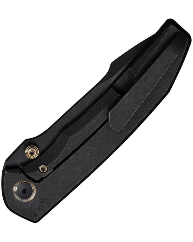 We Knife Co. Ryson Framelock M390 Premium Steel blackwash finish blade Black Titanium Handle