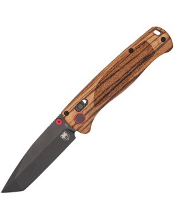 Bar Lock Zebra Wood Tanto Blk