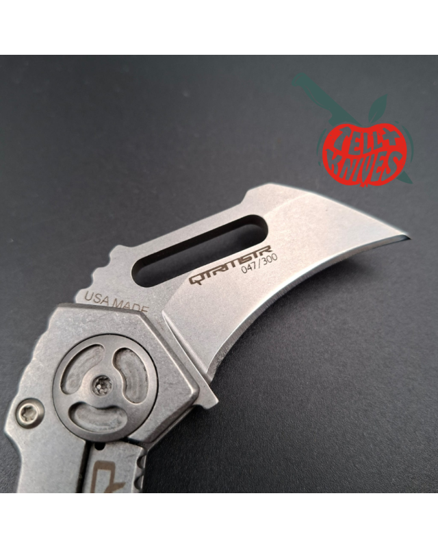 QTRM 2013 QTR-5 Karambit 440C steel stonewash finish blade G10 handle 300 made