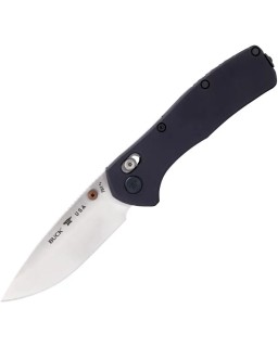 BUCK Range Elite folding knife Crossbar Lock MagnaCut stainless steel satin finish blade black anodized aluminium handle