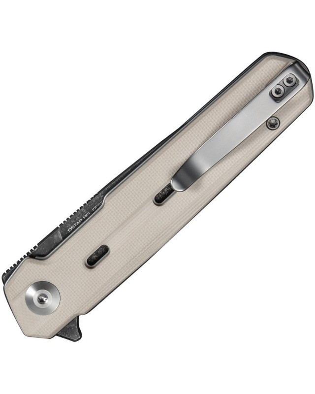 CIVIVI Navo folding knife Stainless Damascus blade Linerlock Ivory G10 Handle Flipper Ostap Hel Design