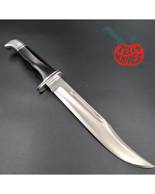 BUCK KNIVES 120 General fixed blade 1972-1986 420HC stainless steel black phenolic handle
