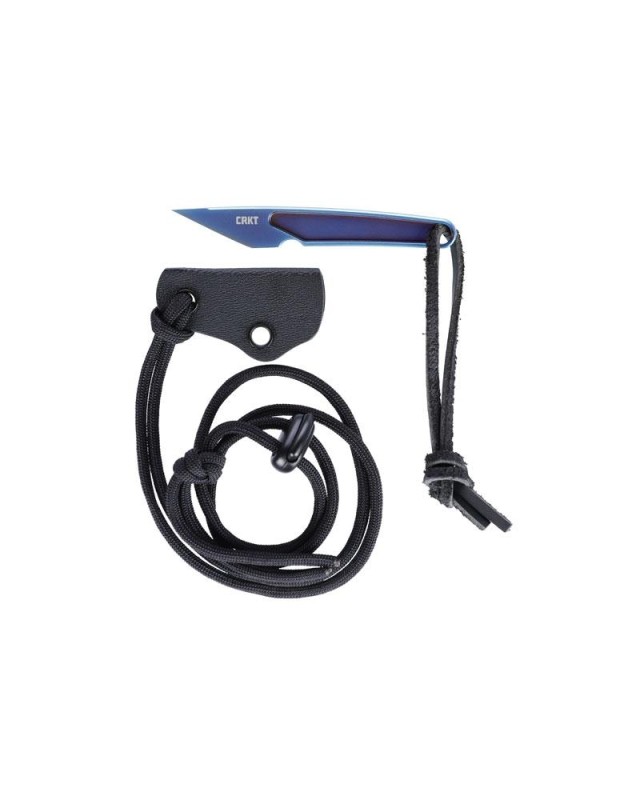 CRKT Hangti Neck Knife CR7065 Blue Titanium