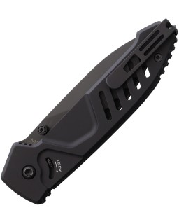 Extrema Ratio MF1 EVO D Linerlock 0233BLKTM Serrated N690 Steel Gray Aluminium Handle