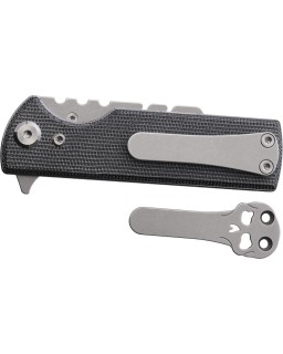 Chaves Knives C.H.U.B. Razor Blade Micarta handle flipper Linerlock