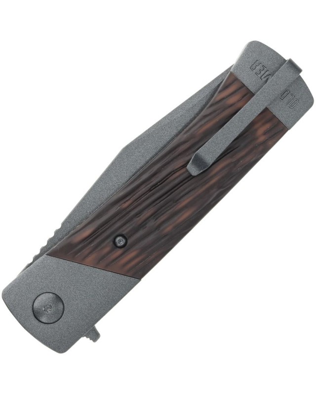 SCHRADE Frontier Folding Knife Linerlock stainless steel blade grey coating flipper