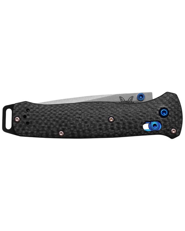 Benchmade Bailout Folding Knife M390 Steel Tanto Blade stonewash finish Carbone Fiber Handle 537_09