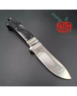 Cold Steel Pendleton Custom Classic Fixed Blade Knife VG-1 SAN MAI black micarta handle brown leather sheath