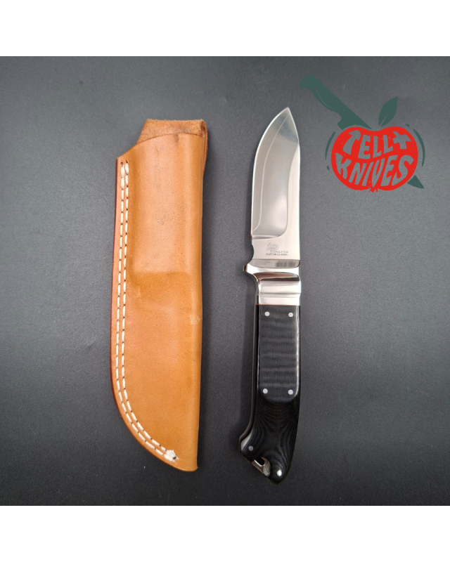 Cold Steel Pendleton Custom Classic Fixed Blade Knife VG-1 SAN MAI black micarta handle brown leather sheath