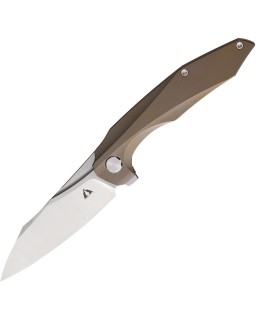 CMB Dagon folding knife M390 premium stainless steel Framelock Bronze Titanium handle flipper