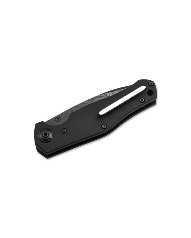 Boker Solingen 1969 Z-28 Shadow Damast black aluminium handle
