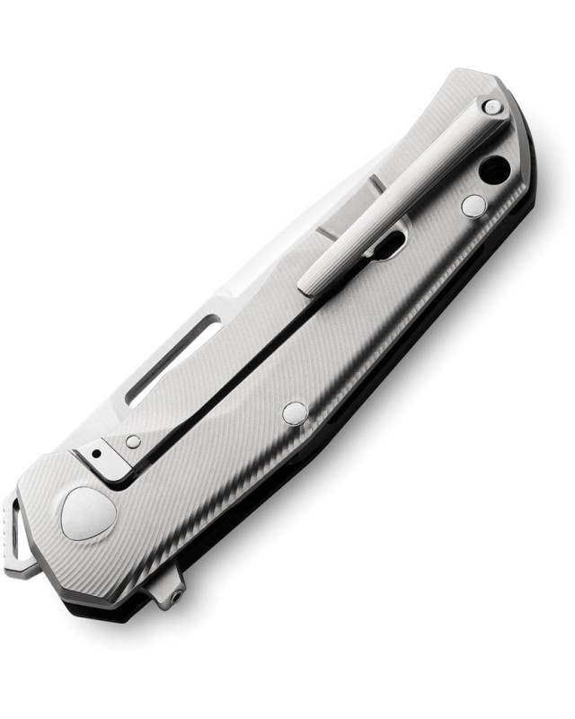 LionSteel Q4TTRO Folding Knife  CPM-MagnaCut Steel Braun Micarta Titanium Handle