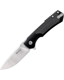 Buck Stinger Poket Knife  D2 Steel Black Carbon Fiber Aluminium Handle