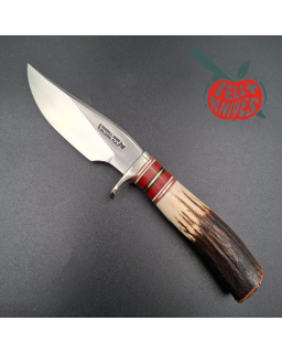 Randall Made Knives Model 27 Mini forged stainless steel stag handle nickel silver guard butt plate