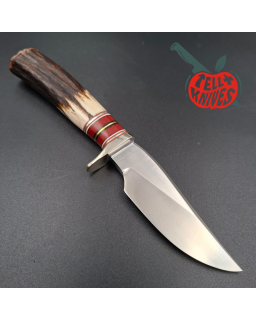 Randall Made Knives Model 27 Mini forged stainless steel stag handle nickel silver guard butt plate