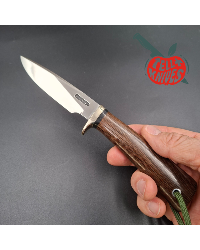 Randall Made Knives 2005 Shop Employee Special Model 26 - 4 Pathfinder S30V steel brown micarta handle nickel silver gua