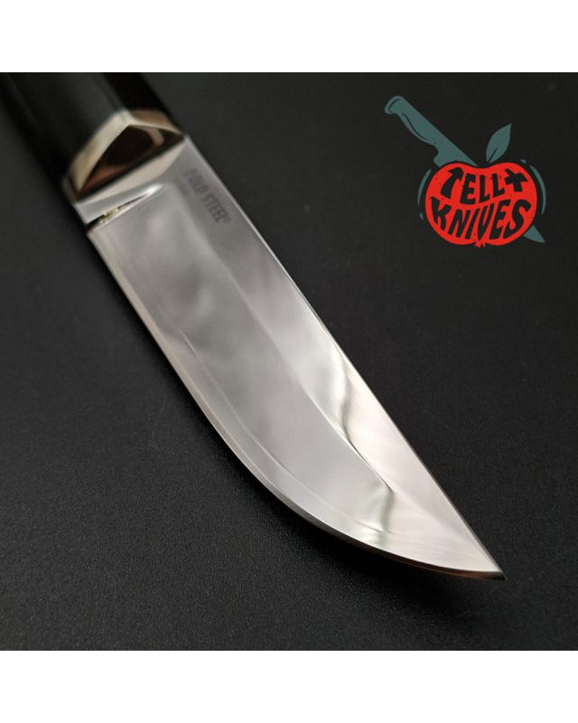 Cold Steel SISU VG-1 SAN MAI III steel SEKI Japan miror finish blade steel black micarta handle brown leather sheath