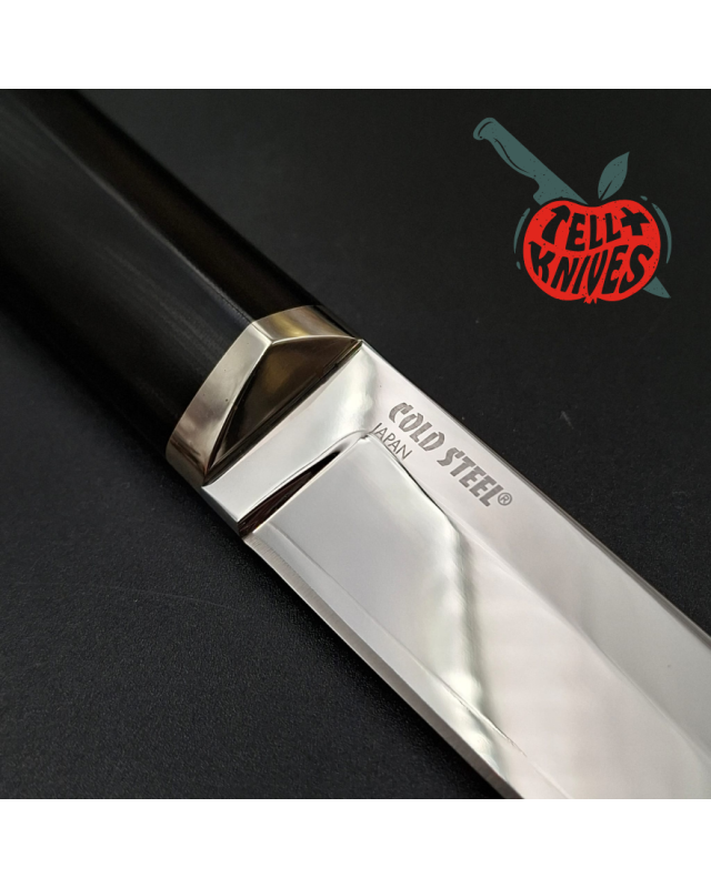 Cold Steel SISU VG-1 SAN MAI III steel SEKI Japan miror finish blade steel black micarta handle brown leather sheath