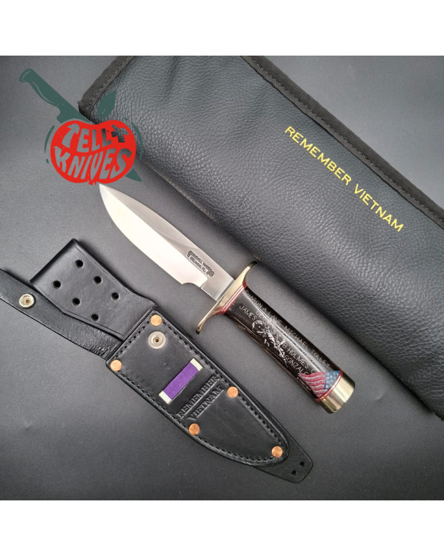 Randall Made Knives 2007 Combat Companion Remember Vietnam Edition forged stainless steel buffalo horn handle 50pces mad