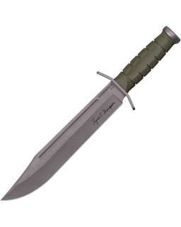 Cold Steel Leatherneck Bowie Lynn Thompson Fixed Blade Stonewash D2 OD Green Kray-Ex 39LSFCAA