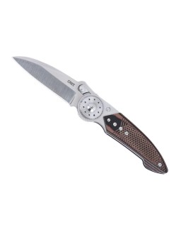 CRKT Walker Blade Lock Folding Knife 14C28N Steel Braun G10 Handle