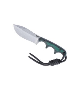 CRKT Minimalist Nessmuk Fixed Knife D2 Steel Micarta Green and Black Handle