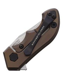 Zero Tolerance Small Galyean FSS ZT  CPM-20CV Steel Bronze Titanium Handle