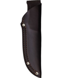 BRADFORD Guardian 5.5 fixed blade full tang N690 steel coyote Cerakote blade finish black micarta handle brown leather s