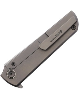 North Mountain Blade Lee Kick Stop ZDP-189 Steel Frame Lock Titanium handle Flipper