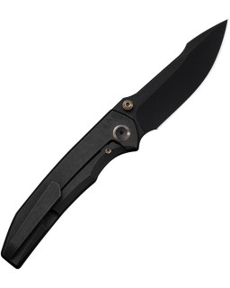 We Knife Co. Ryson Framelock M390 Premium Steel blackwash finish blade Black Titanium Handle