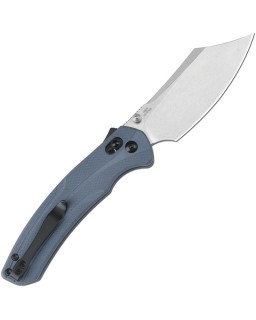 Artisan Cutlery Simoon AR-RPM9 steel stonewash finish cleaver blade Recoil Lock V2 Blue G10 handle