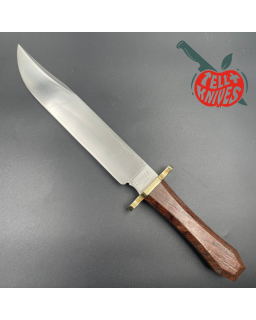 Gerber Legendary Blades Coffin Handle Bowie 440 steel Brown Leather Sheath Made In USA