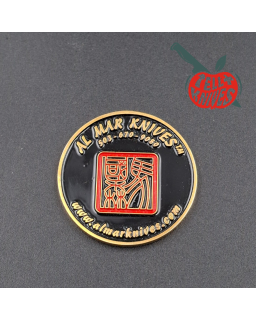 AL MAR Knives Vintage Challenge coin "The Warrior Edge"