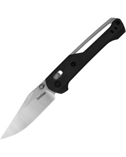 Kershaw Airspace folding knife 2063 14C28N stainless steel stonewash finish blade DuraLock Black polymer handle